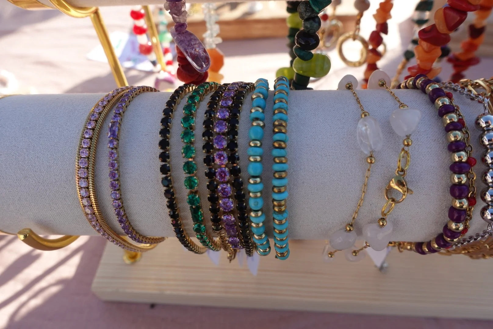 Purple Tennis Bracelet