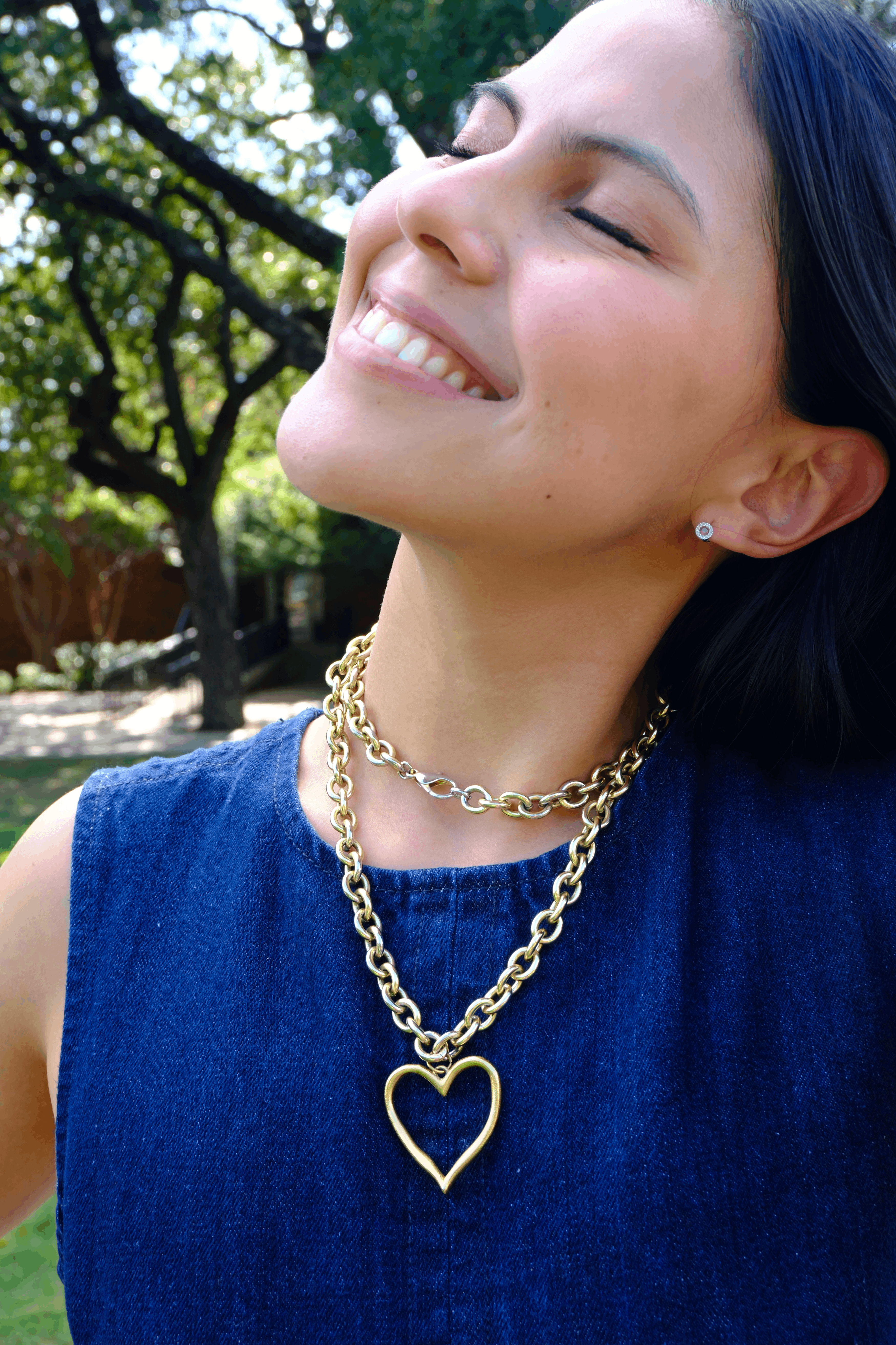 Open Heart Necklace
