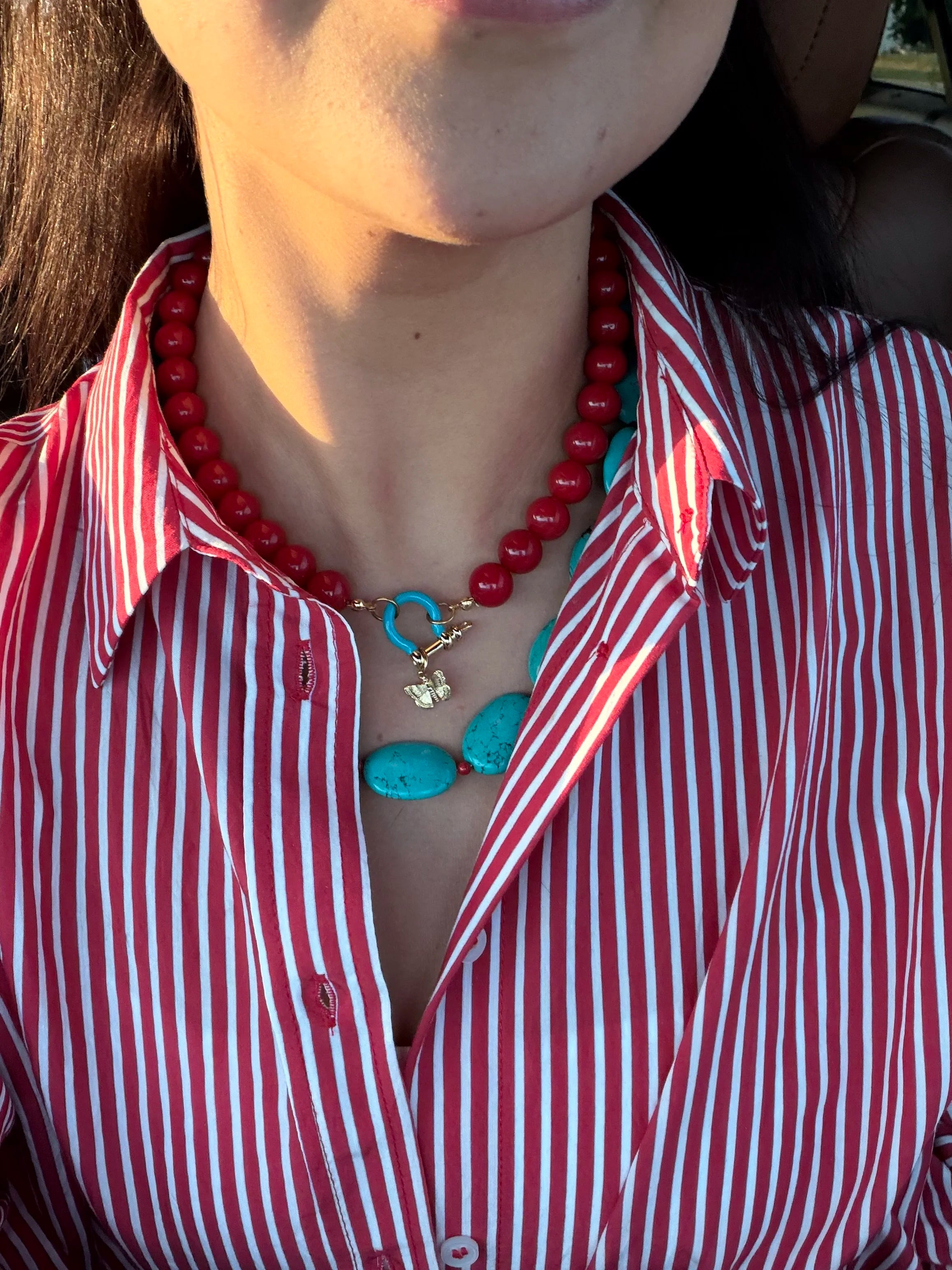 Red Bubble Necklace