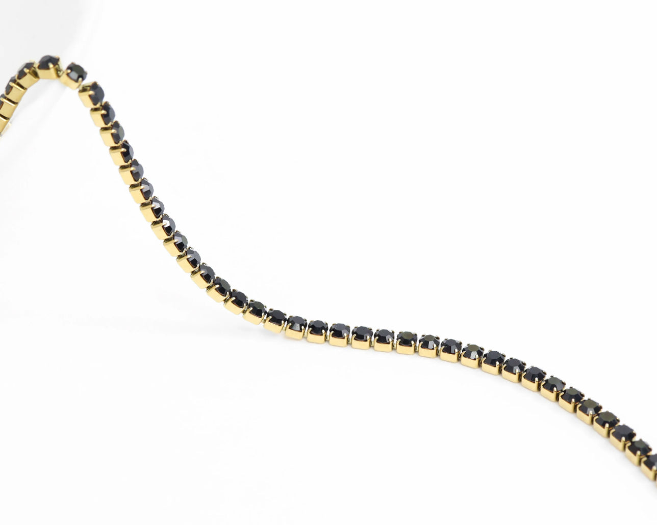 Black Tennis Bracelet