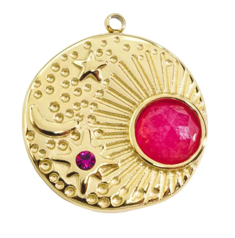 Star & Moon Pendant