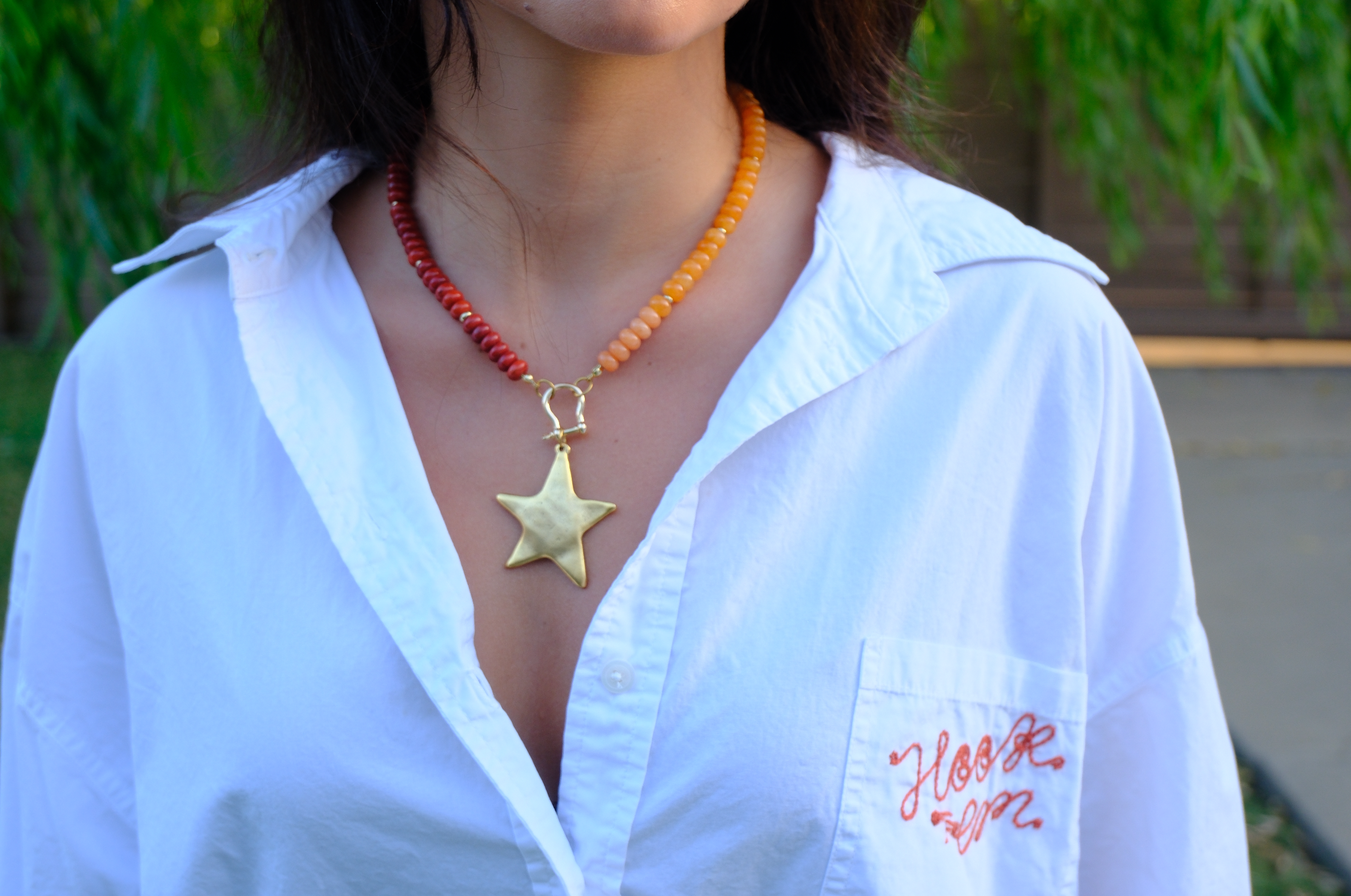 Gold Star Charm