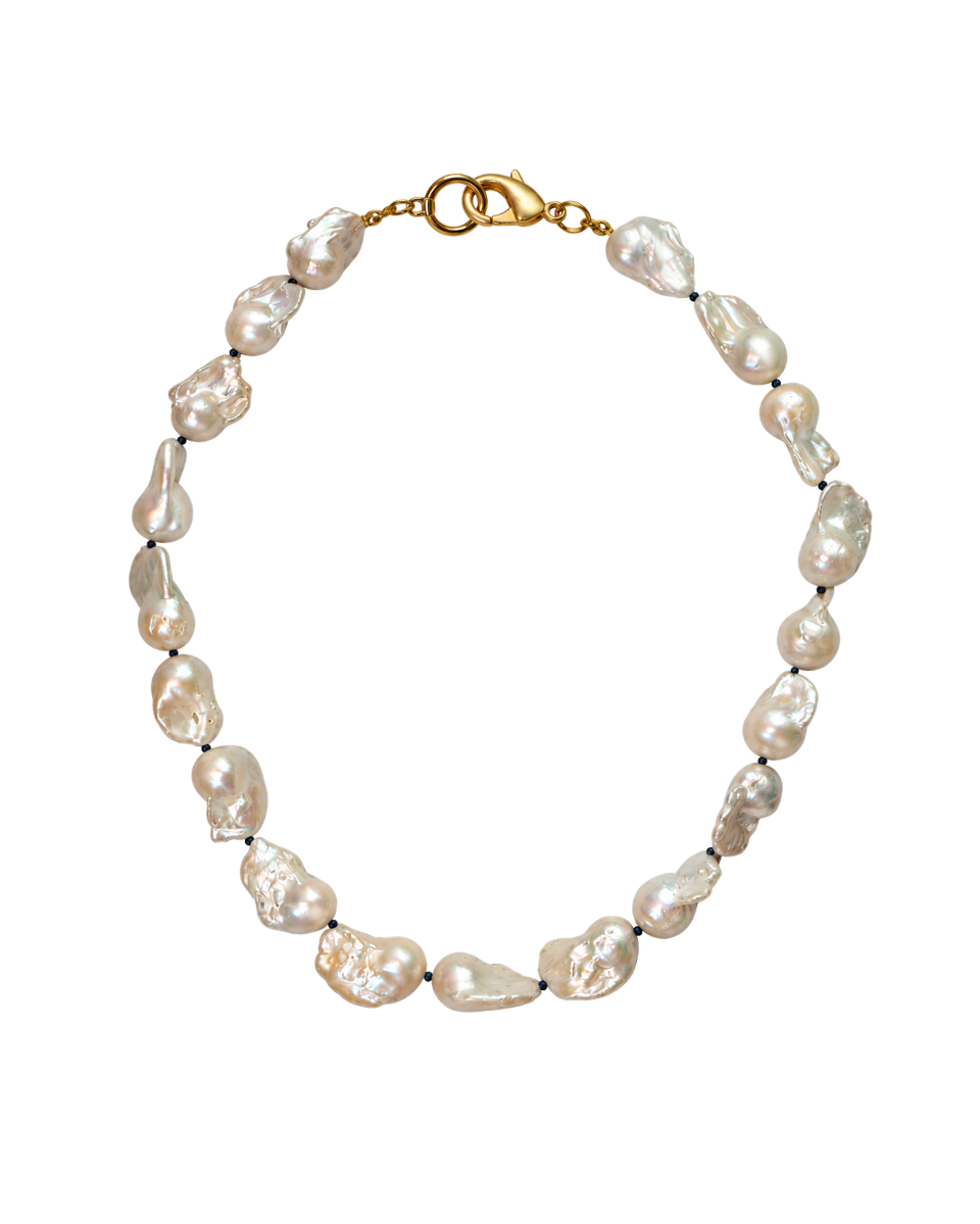 Large Baroque Pearl Necklace